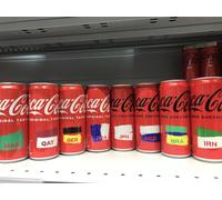 SET Di 8 lattine COCA COLA MONDIALI QATAR 2022 LATTINE 330ml 4 normale e 4 zero
