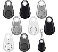 Set di 8 localizzatori Bluetooth intelligenti - Localizzatore wireless di oggetti e chiavi per zaini, chiavi, portafogli e altri o