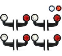 Set Di 8 Luci Led Mini Indicatori Laterali Posteriori Per Rimorchio Camion