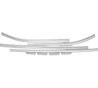 Set di 8 modanature per finestre in acciaio inox, compatibili con Clio IV HB 2012-2019, cromate