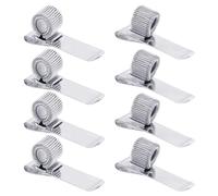 Set di 8 mollette per penna in metallo, con portapenne elastico, portapenne regolabile, adatto per medici, infermieri, piloti, poliziotti, paramedici