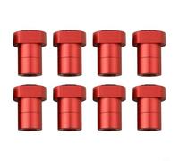 Set di 8 morsetti per cani da tavolo per la lavorazione del legno, in lega di alluminio, adatti per banchi da lavoro con diametro del foro per cani da 19/20 mm per un fissaggio sicuro (20 mm rosso)
