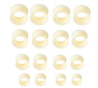 Set di 8 paia di dilatatori per orecchini, in silicone, flessibili, sottili, ipoallergenici, dilatatori, kit di gioielli per piercing Tuneles de Oreja Para Hombre, per uomini e donne, 6-20 mm, No