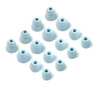 Set di 8 paia di gommini di ricambio in silicone, compatibili con auricolari wireless Beats Flex/Beats X/Beats Powerbeats Pro (blu ghiacciaio)