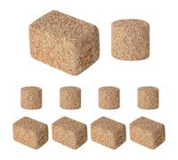 Set di 8 palline di paglia, mini palline di fieno, giocattolo in miniatura, accessori per la fattoria, stile ladhaus, fieno, mini attrezzi da giardino, per il fai da te, casa delle bambole, fattoria