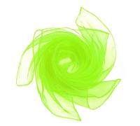 Set di 8 panni da giocoliere, colore verde brillante, 60 x 60 cm, in chiffon colorato, per l'asilo, le attività dei bambini, lo spettacolo dei bambini