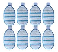 Set di 8 panni in microfibra compatibili con guanti a vapore Black-Decker FSH10SM FSH10SMP, panni di ricambio lavabili progettati per una decontaminazione efficace, alta assorbenza