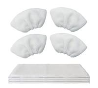 Set di 8 panni in microfibra lavabili per scopa a vapore Kärcher EasyFix SC 2, SC 3, SC 4, SC 5 (4 bocchette per pavimenti + 4 ugelli a mano)