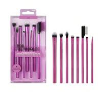 Set di 8 pennelli per il trucco degli occhi Everyday Eye Essentials di Real Techniques, pennelli per eyeliner, ombretti, sopracciglia e ciglia, adatti per i viaggi, set regalo, omaggi, pennelli profes