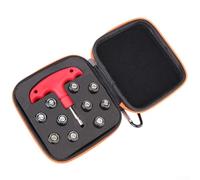 Set di 8 pesi per driver da golf Stealth2 con chiave e custodia per il trasporto (nero)