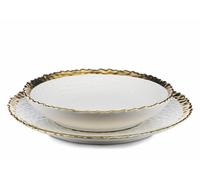 Set di 8 piatti Kati in oro bianco