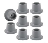 Set di 8 piedini in gomma resistenti progettati per migliorare la sicurezza delle sedie da doccia durante l'uso (28 mm)