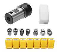 Set di 8 pinze a molla ER11A 5 mm diametro asta di estensione del motore Unner + 7 x 1 mm-7 mm ER11 mandrino a molla di fresatura supporto albero per tornio CNC incisione tornio fresatura strumento
