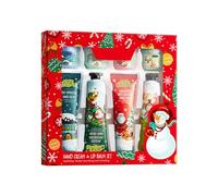 Set di 8 prodotti per mani e labbra a Natale, per mani e labbra secche, crema idratante per le mani anti-screpolature, inverno, attività all'aria aperta, regali di Natale