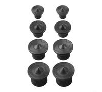 Set di 8 punzoni in legno con struttura in acciaio e dimensioni da 6 mm, 8 mm, 10 mm, 12 mm, per un allineamento accurato durante il collegamento di parti in legno