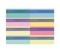 Set di 8 righelli per dislessia, ausili visivi, finestre, righelli per il monitoraggio della lettura, lettura guidata, strisce di evidenziazione, sovrapposizioni colorate per bambini, assistente di