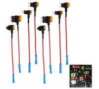 Set Di 8 Rubinetti Di Sicurezza Per Auto Con Fusibili Ato, Mini, Micro 2 E Adattatori/Supporti -Per Kit Di Cablaggio Fisso Hk3, Hk4, Hk3-C E Hk5,Per Dashcam E Accessori Elettronici