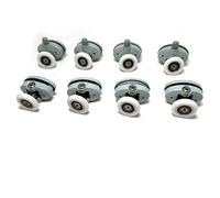 Set di 8 rulli per porta della doccia con guide e ruote da 25 mm di diametro, CY-301AB-3