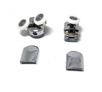 Set di 8 ruote, rotelle, guide, in lega di zinco, per porta del box doccia