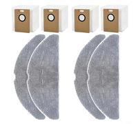 Set di 8 sacchetti di ricambio per aspirapolvere e panni in tessuto non tessuto per Lubluelu B40 e B40 Plus, efficace assorbimento dello sporco per robot aspirapolvere, ideale per la pulizia