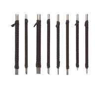 Set di 8 Scalpelli da Intaglio in Acciaio per Lavorazione Legno | Borsa, per Laboratori e Progetti Diy, Utensili Robusti e Antiruggine per Incisione e Scultura