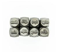 Set di 8 scalpelli in metallo versatili per la creazione di modelli di gioielli, per artigianato e intaglio, strumento per gioielli intagliati a mano