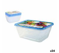 Set di 8 scatole porta pranzo Privilege 1L Rettangolare 17,5 x 12 x 7 cm [24