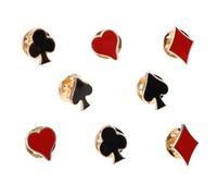 Set di 8 Spille a Forma di Carte da Gioco, Stile Divertente | Spilla da Colletto, Idee per San Valentino, Lega, Uso Quotidiano, Natale e Compleanno Stili multipli