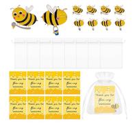 Set di 8 spille per api regalo di apprezzamento per i dipendenti, spille per feste, api, con sacchetto di organza, regali di ringraziamento per personale, colleghi, insegnanti, volontari, amanti delle