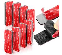 Set di 8 strisce adesive resistenti con - realizzate con VHB 3M, 3 x 8,1 cm, resistenti al calore e impermeabili, forte tenuta per uso interno/esterno su pareti, vetro, piastrelle, metallo, legno e