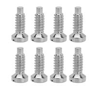 Set di 8 Viti del Coperchio Posteriore Dell'orologio,Parti di Riparazione della Vite con Intaglio della Cassa Posteriore Dell'orologio in Acciaio Inossidabile Professionale, Sostituzione de(银)