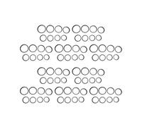Set di 80 Anelli Adattatore Step-, Include 49-52 mm, 52-55 mm, 55-58 mm, 58-62 mm, 62-67 mm, 67-72 mm, 72-77 mm, 77-82 mm-Nero