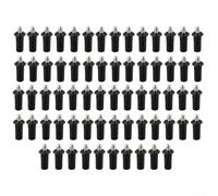 Set di 80 perni divisori a molla per ante di armadi e persiane, soluzione pratica per la stabilità dei mobili, progettati per un uso facile e frequente (nucleo in ferro-b-L)