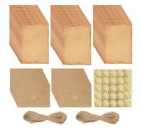 Set di 87 fogli di carta da lettere vintage con busta, set di lettere vintage con 40 fogli A5 retrò, 20 buste, 25 adesivi e 2 corde di iuta da 5 m, per biglietti di tesoro, lettere d'amore, matrimonio