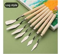 Set di 9/8/7/4/3 pezzi di spatole/palette per dipingere ad olio, raschietti per pittura acrilica e acquarello, set di pennelli, articoli scolastici, per il ritorno a scuola Set da 7 pezzi,set da 3 pez
