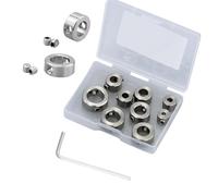 Set di 9 anelli di arresto di profondità, limitatore di profondità del trapano, 3 - 12 mm, controllo preciso della profondità di perforazione, set di posizionatori per trapano, localizzatore di
