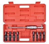 Set di 9 attrezzi per la rimozione di cuscinetti a foro cieco con 8 pinze di serraggio 8-32 mm, estrattore a percussione 390 mm, martello 940 g, robusto strumento manuale per auto, officina
