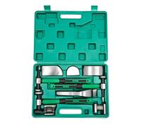 Set di 9 attrezzi per la riparazione della carrozzeria, manico verde, set di strumenti per la riparazione e la manutenzione del veicolo