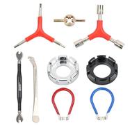 Set di 9 Attrezzi per Raggi della Bicicletta, Chiave Raggi Bici, Strumenti per Biciclette Set di Chiavi per Raggi, Tiraraggi Bicicletta, Tira Raggi Bici, Tira Raggi Regolazione dei Cerchioni 10-15G