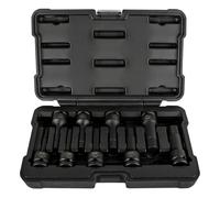 SET DI 9 BUSSOLE ESAGONALI DA 1/2" PER IMPATTO