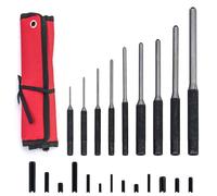 Set di 9 cacciaviti da 1,5 mm a 8 mm, 40CR-V, in acciaio e 13 pezzi, per legno, plastica, pelle, gioielli e artigianato (con custodia per conservazione)