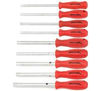 Set di 9 chiavi a tubo da 3, 4, 5, 5,5, 6, 7, 8, 9 e 10 mm, con manico
