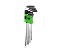 SET DI 9 CHIAVI ALLEN EXTRA LUNGHE A PUNTA SFERICA