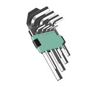 Set di 9 chiavi magiche a forma di L, struttura in acciaio durevole per riparazione auto, tipo chiave e chiave inglese, cacciavite