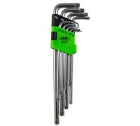 JBM SET DI 9 LLAVES TORX LARGAS