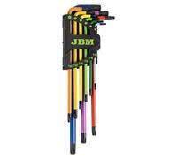 SET DI 9 CHIAVI TORX EXTRA LUNGHE COLORATE