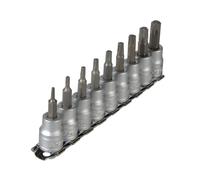 Set Di 9 Clip Per Binario Teng M3813TX Esterno TORX 3/8in Drive TENM3813TX