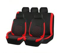 Set di 9 coprisedili per auto, compatibili con airbag, adattabili universalmente, accessori auto, nuovo design trapuntato a tema calcio, per donne, set completo di coprisedili per auto Tagli UnicaBloc