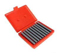Set di 9 distanziali paralleli in acciaio temprato per fresatura a terra in lega di acciaio per fresatura, piastre di morsa per macchinisti, lunghezza 15,2 cm, spessore 1/4 di pollice, strumento da