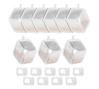 Set di 9 filtri e 9 spugne per gatti e cani, accessori di ricambio per fontana dell'acqua potabile, facile installazione